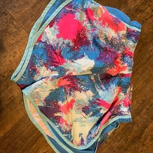 Nike paint splatter shorts